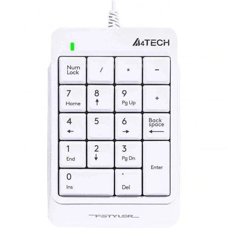 Числовой блок A4Tech Fstyler FK13 белый