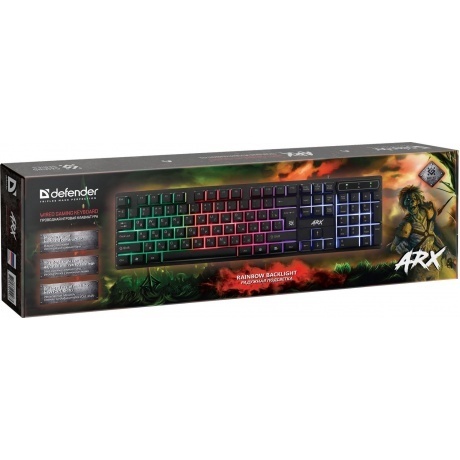 Клавиатура Defender Arx GK-196L RU - фото 3