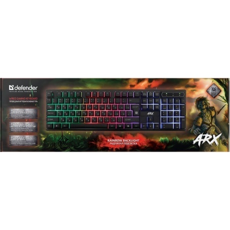 Клавиатура Defender Arx GK-196L RU - фото 4