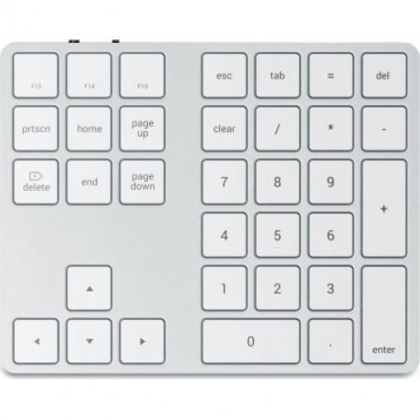 Клавиатура Satechi Aluminum Slim Wireless Keyboard (ST-XLABKS) Silver - фото 1