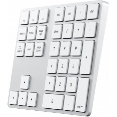 Клавиатура Satechi Aluminum Slim Wireless Keyboard (ST-XLABKS) Silver - фото 3