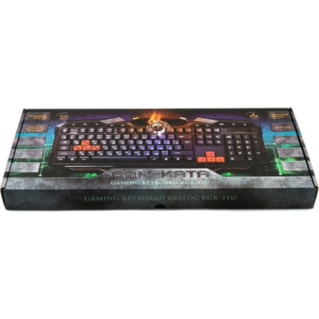Клавиатура Dialog KGK-11U Black - фото 10