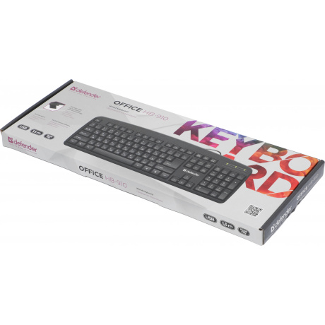 Клавиатура Defender Office HB-910 (45910) Black - фото 3