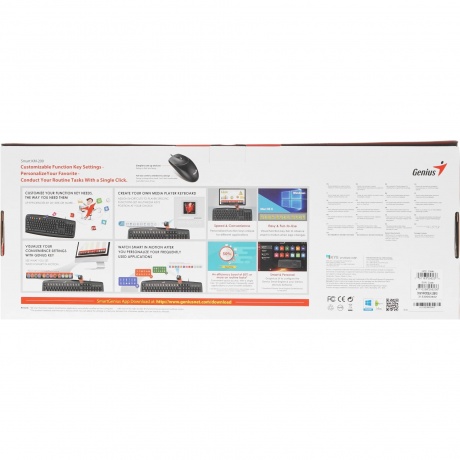 Клавиатура + мышь Genius Smart KM-200 (31330003416) - фото 10