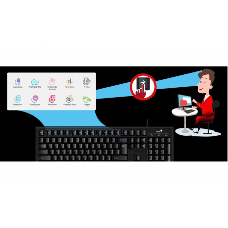 Клавиатура Genius Smart KB-101 (31300006414) - фото 8