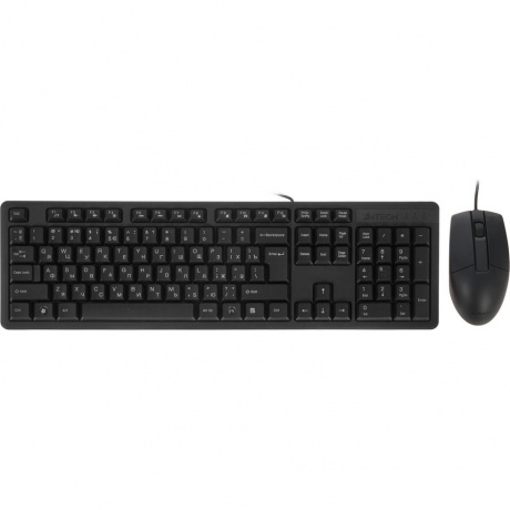 Набор Клавиатура + мышь A4Tech KK-3330S черный - фото 1