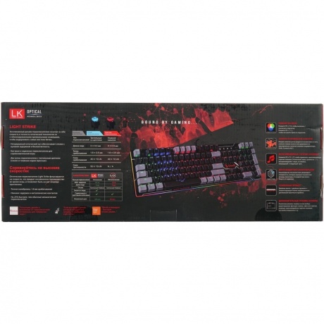 Клавиатура A4Tech Bloody B808N черный/серый - фото 9