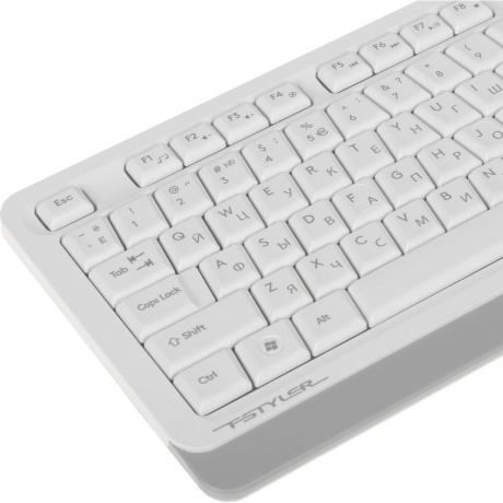 Клавиатура A4Tech Fstyler FKS10 белый/серый - фото 3