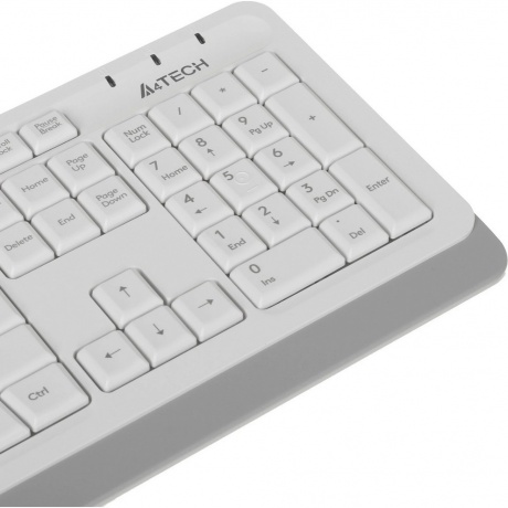 Клавиатура A4Tech Fstyler FKS10 белый/серый - фото 4