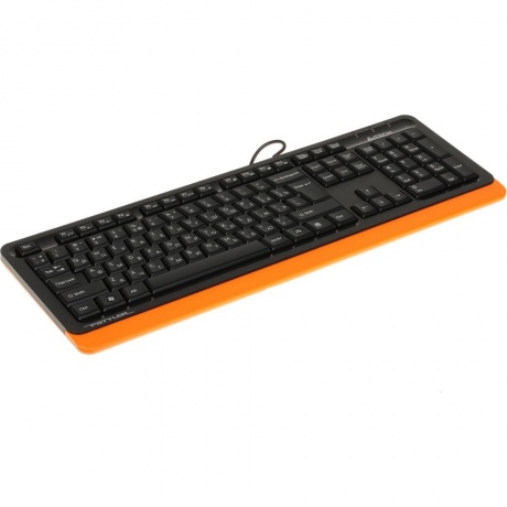 Клавиатура A4Tech Fstyler FKS10 черный/оранжевый - фото 3