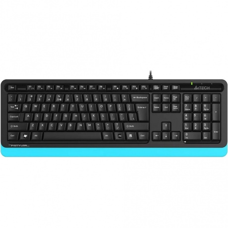 Клавиатура A4Tech Fstyler FKS10 черный/синий - фото 1