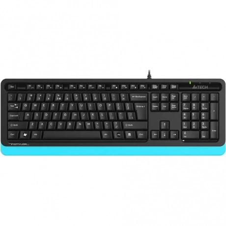 Клавиатура A4Tech Fstyler FKS10 черный/синий
