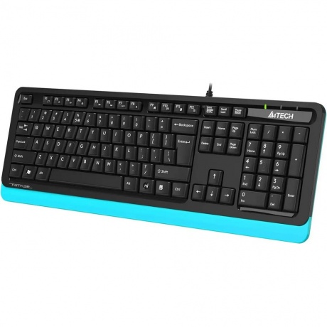 Клавиатура A4Tech Fstyler FKS10 черный/синий - фото 3