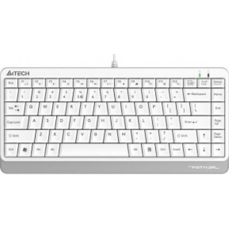 Клавиатура A4Tech Fstyler FKS11 белый/серый - фото 1