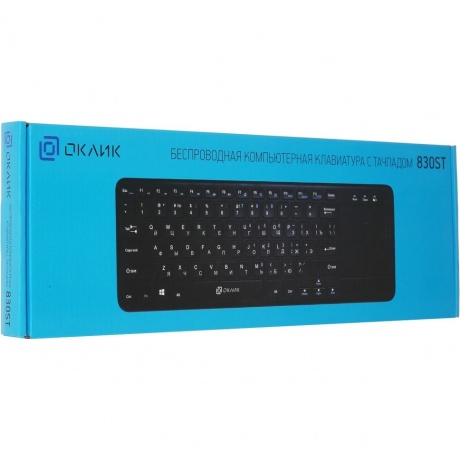 Клавиатура Oklick 830ST черный USB - фото 6
