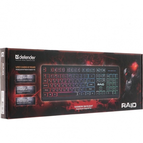 Клавиатура Defender Raid GK-778DL - фото 9