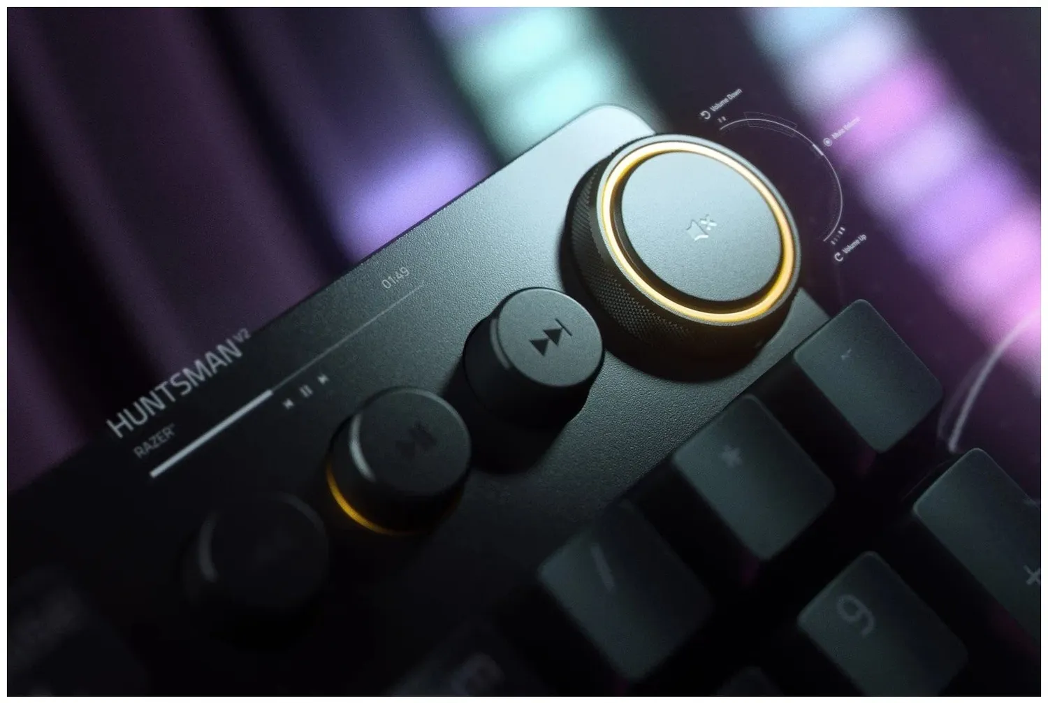 Клавиатура Razer Huntsman V2 Purple Switch (RZ03-03931300-R3R1) - фото 8