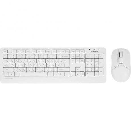 Клавиатура + мышь A4Tech Fstyler FG1012 белый - фото 12