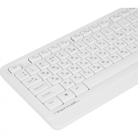 Клавиатура + мышь A4Tech Fstyler FG1012 белый - фото 4