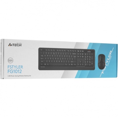 Клавиатура + мышь A4Tech Fstyler FG1012 черный - фото 14