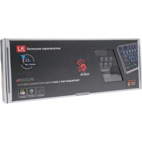 Клавиатура A4Tech Bloody B820R черный - фото 7