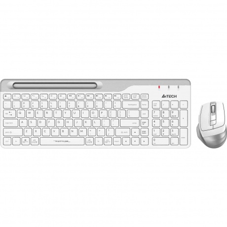 Клавиатура + мышь A4Tech Fstyler FB2535C белый/серый - фото 13