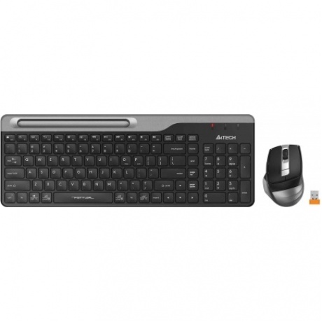 Клавиатура + мышь A4Tech Fstyler FB2535C черный/серый - фото 2