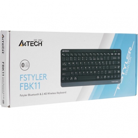 Клавиатура A4Tech Fstyler FBK11 черный/серый - фото 6