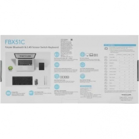 Клавиатура A4Tech Fstyler FBX51C серый - фото 8