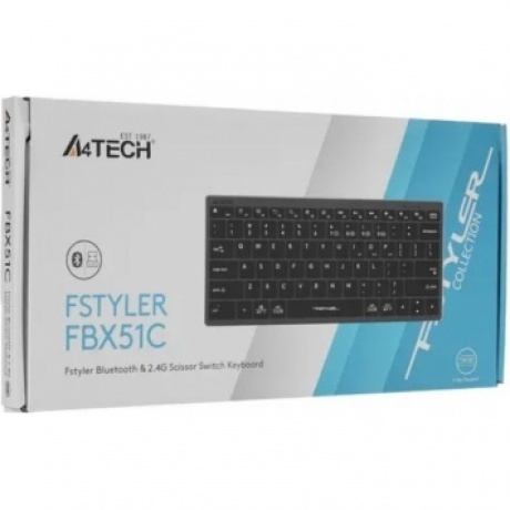 Клавиатура A4Tech Fstyler FBX51C серый - фото 9