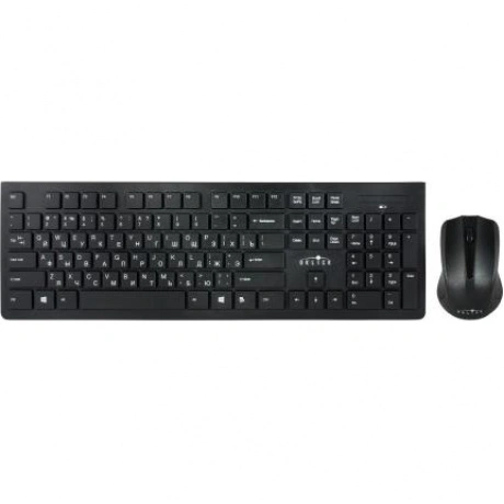 Набор клавиатура+мышь Oklick 250M клав:черный мышь:черный USB бе...