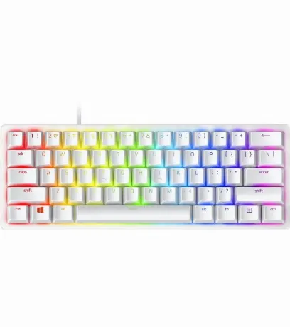 Клавиатура Razer Huntsman Mini - Mercury Ed. (Red Switch) - Russ...