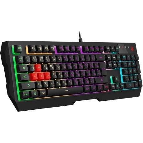 Клавиатура + мышь A4Tech Bloody B1700 черный USB LED - фото 6