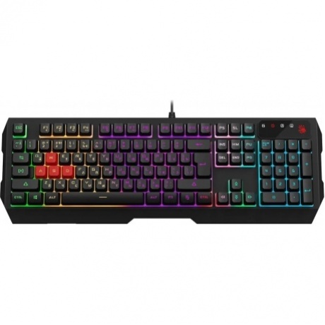 Клавиатура + мышь A4Tech Bloody B1700 черный USB LED - фото 7