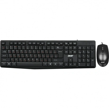Клавиатура + мышь Acer OMW141 клав:черный мышь:черный USB (ZL.MC...