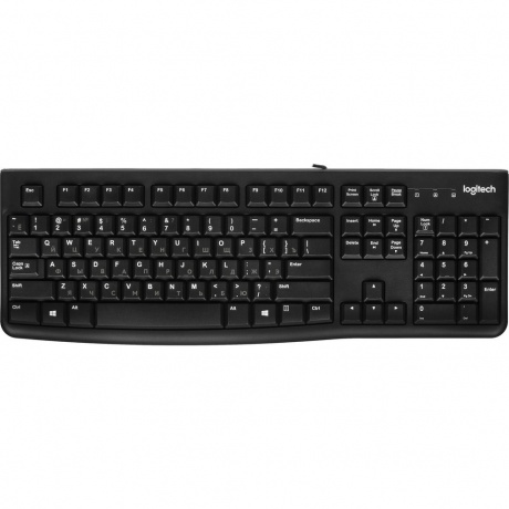 Клавиатура + мышь Logitech MK120 черный/серый USB (920-002562) - фото 2