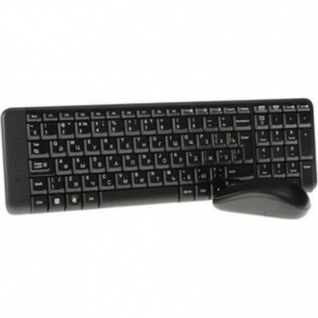 Клавиатура + мышь Logitech MK220 черный (920-003161) - фото 1
