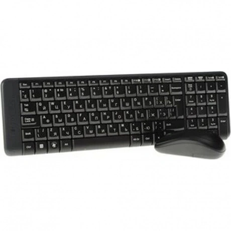 Клавиатура + мышь Logitech MK220 черный (920-003161)