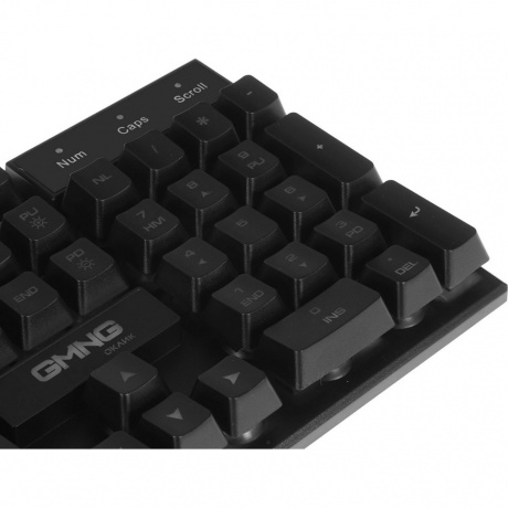 Клавиатура + мышь Oklick 400GMK черный USB LED (1546779) - фото 4