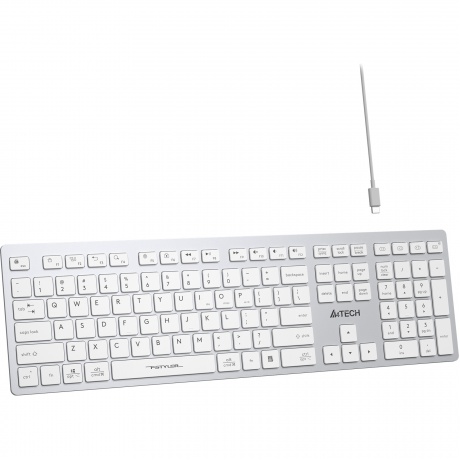 Клавиатура A4Tech Fstyler FBX50C белый - фото 11