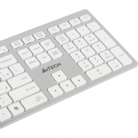 Клавиатура A4Tech Fstyler FBX50C белый - фото 5