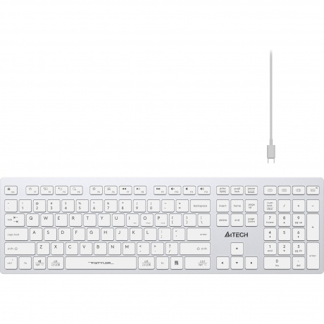 Клавиатура A4Tech Fstyler FBX50C белый - фото 8