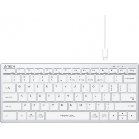 Клавиатура A4Tech Fstyler FBX51C белый - фото 2