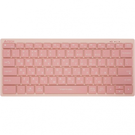 Клавиатура A4Tech Fstyler FBX51C розовый - фото 1