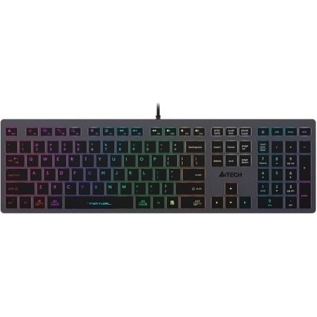 Клавиатура A4Tech Fstyler FX60H серый - фото 1