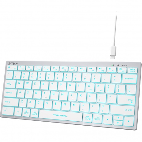 Клавиатура A4Tech Fstyler FX61 белый - фото 13