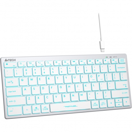 Клавиатура A4Tech Fstyler FX61 белый - фото 6