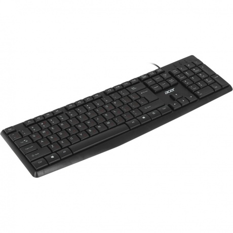 Клавиатура Acer OKW121 черный USB (ZL.KBDEE.00B) - фото 1