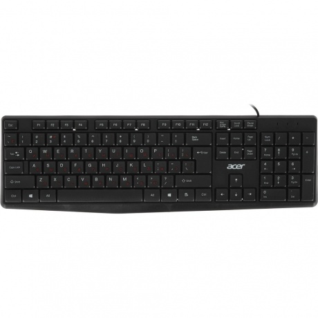 Клавиатура Acer OKW121 черный USB (ZL.KBDEE.00B) - фото 2