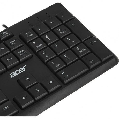 Клавиатура Acer OKW121 черный USB (ZL.KBDEE.00B) - фото 4